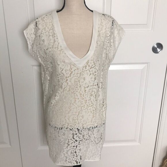 Pretty lace swim cover up by Ti Mo New - Picture 1 of 4